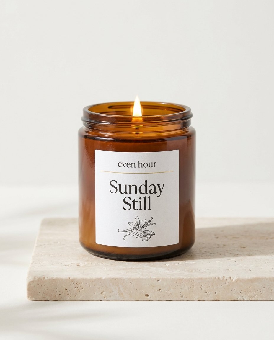 Sunday Still candle by Even Hour